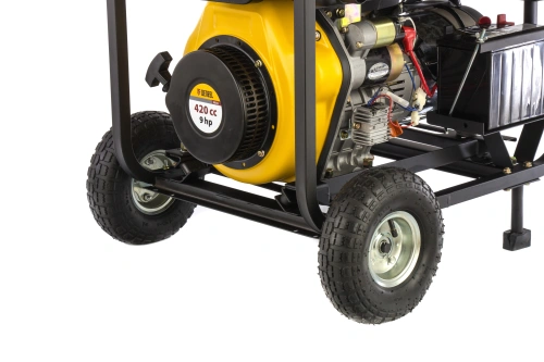 Генератор дизельный DD6300Е, 5.0 кВт, 220 В/50 Гц, 15 л, электростартер Denzel по ценам производителя в Москве с доставкой по всей России