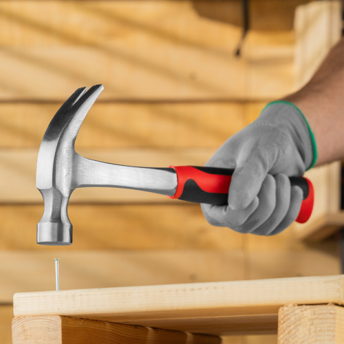 Молоток-гвоздодер, 450 г, цельнометаллический, двухкомпонентная рукоятка Matrix по ценам производителя в Москве с доставкой по всей России