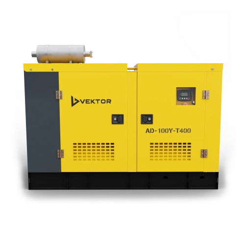 Дизельный генератор Vektor AD-100Y-T400 в шумозащитном кожухе с АВР по ценам производителя в Москве с доставкой по всей России