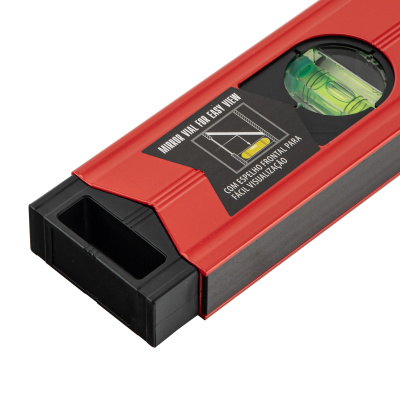 Уровень алюминиевый магнитный, 800 мм, фрезерованный, 3 глазка (1 зеркальный) усиленный Matrix по ценам производителя в Москве с доставкой по всей России