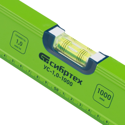 Уровень алюминиевый УС-1, 0-1000, фрезерованный, 3 глазка, рукоятки, 1000 мм Сибртех по ценам производителя в Москве с доставкой по всей России