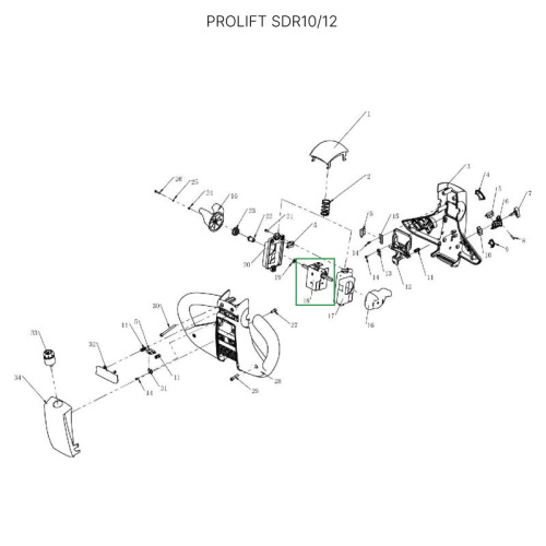 Потенциометр для самоходных штабелеров SDR-S/SDR/SDK по ценам производителя в Москве с доставкой по всей России