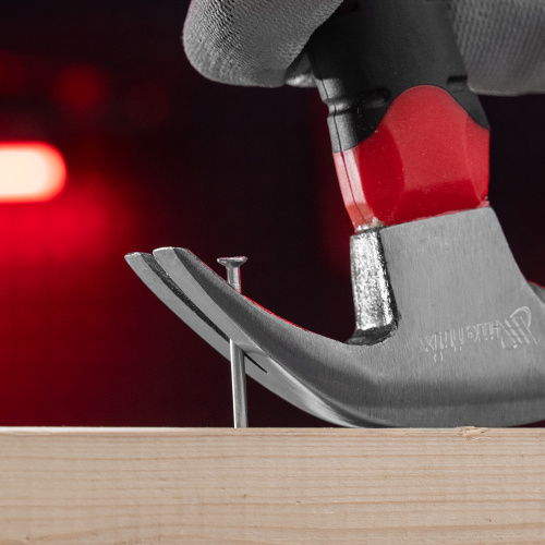 Молоток-гвоздодер мини, боек с магнитом, фибергласовая двухкомпонентная рукоятка, 250 г Matrix по ценам производителя в Москве с доставкой по всей России