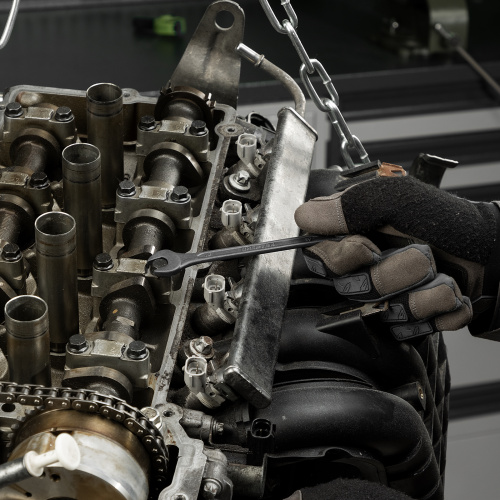 Набор ключей комбинированных, 6 - 22 мм, 12 шт., CrV, фосфатированные Сибртех по ценам производителя в Москве с доставкой по всей России