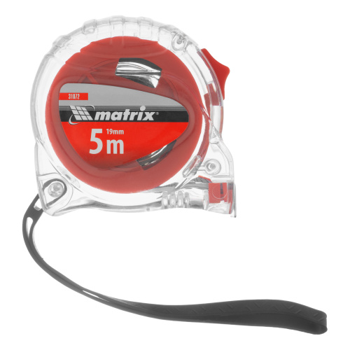 Рулетка Crystal,5 м х 19 мм,корпус из поликарбоната Matrix по ценам производителя в Москве с доставкой по всей России