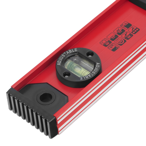 Уровень алюминиевый "Рельс", 800 мм, 3 глазка, усиленный Matrix по ценам производителя в Москве с доставкой по всей России