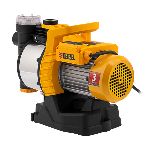 Садовый поверхностный насос GP1100SS, 1100 Вт, 4000 л/ч, подъем 45 м, пластик Denzel по ценам производителя в Москве с доставкой по всей России