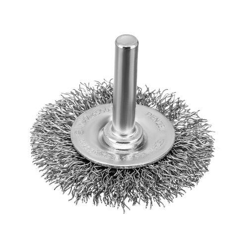 Набор щеток для дрели, 1 Плоская 50мм, 2 Чашки 25-50мм, шпилька, нерж. вит. проволока Denzel по ценам производителя в Москве с доставкой по всей России
