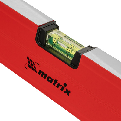 Уровень алюминиевый магнитный, 1500 мм, фрезерованный, 3 глазка (1 зеркальный) усиленный Matrix по ценам производителя в Москве с доставкой по всей России