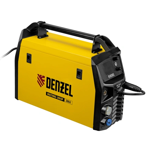 Аппарат инвертор. полуавтомат. сварки MultiMIG-200DP Synergy Double Pulse, 200 А, ПВ 80% Denzel по ценам производителя в Москве с доставкой по всей России