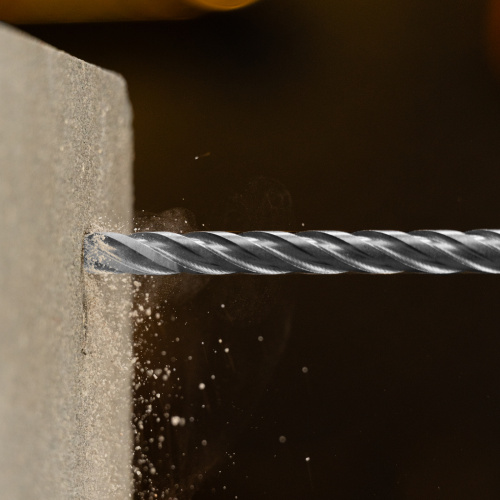 Бур по бетону, цельная крестовая пластина, 8x215 мм, SDS PLUS Denzel по ценам производителя в Москве с доставкой по всей России