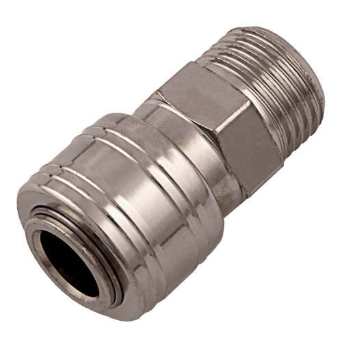 Муфта универсальная быстросъемная ("мама") внешняя резьба 1/2, 1 шт, Stels по ценам производителя в Москве с доставкой по всей России