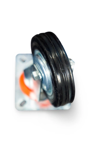 Колесо поворотное резина SC 42 100 мм (N) по ценам производителя в Москве с доставкой по всей России