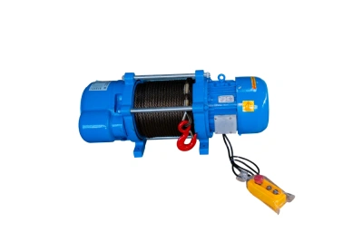 Лебедка электрическая 1000кг  70м с канатом 380В TOR KCD по ценам производителя в Москве с доставкой по всей России