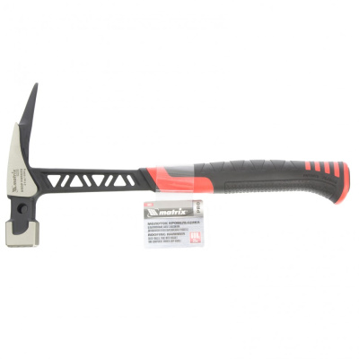 Молоток кровельщика, 600 г, цельнокованый, боек с магнитом, двухкомпонентная обрезиненная рукоятка Matrix Pro по ценам производителя в Москве с доставкой по всей России