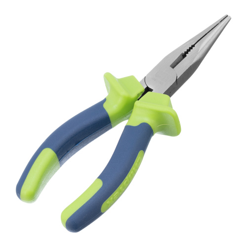 Длинногубцы прямые, 160 мм, двухкомпонентные рукоятки Сибртех по ценам производителя в Москве с доставкой по всей России