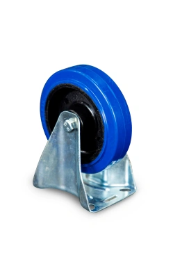 Колесо неповоротное из эластичной резины MW100 125 мм по ценам производителя в Москве с доставкой по всей России