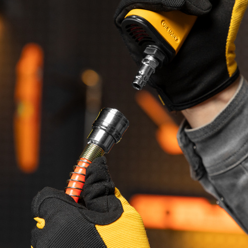 Шланг спиральный воздушный 8 х 12 мм, 18 бар, с быстросъемными соединениями, 15 м Stels по ценам производителя в Москве с доставкой по всей России