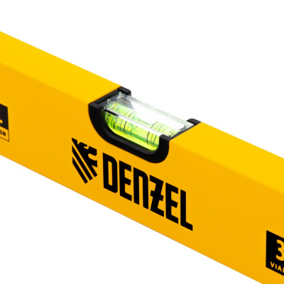 Уровень алюминиевый, 1000 мм, фрезерованный, 3 глазка Denzel купить в Москве с доставкой по всей России | ProtosMarket.ru