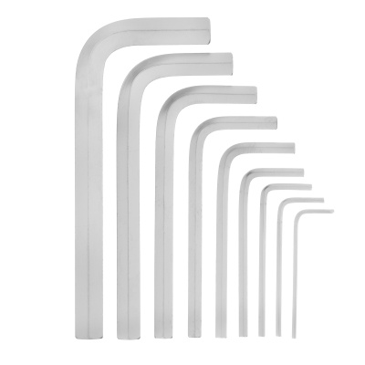 Набор ключей имбусовых HEX, 2-12 мм, CrV, 9 шт, короткие с сатинированным покрытием Matrix по ценам производителя в Москве с доставкой по всей России