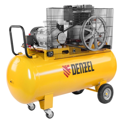 Компрессор воздушный, ременный привод BCI4000-T/200, 4.0 кВт, 200 литров, 690 л/мин Denzel по ценам производителя в Москве с доставкой по всей России