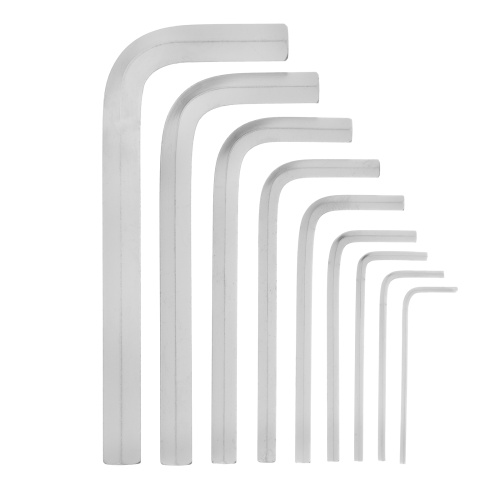 Набор ключей имбусовых HEX, 2-12 мм, CrV, 9 шт, короткие с сатинированным покрытием Matrix по ценам производителя в Москве с доставкой по всей России