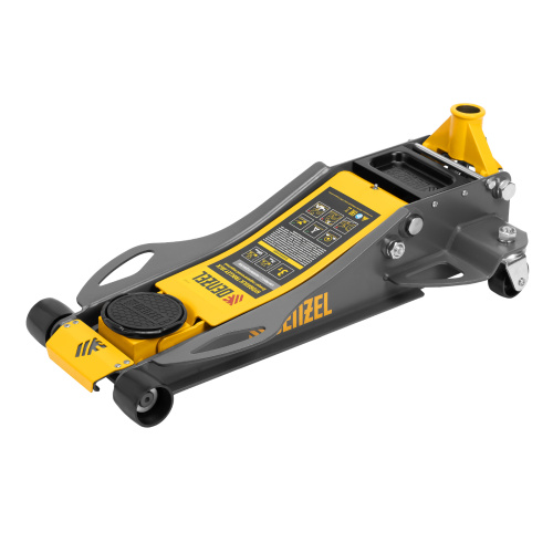 Домкрат гидравлический подкатной, 3 т, 75-500 мм, быстрый подъем, низкий подхват, проф. Denzel по ценам производителя в Москве с доставкой по всей России