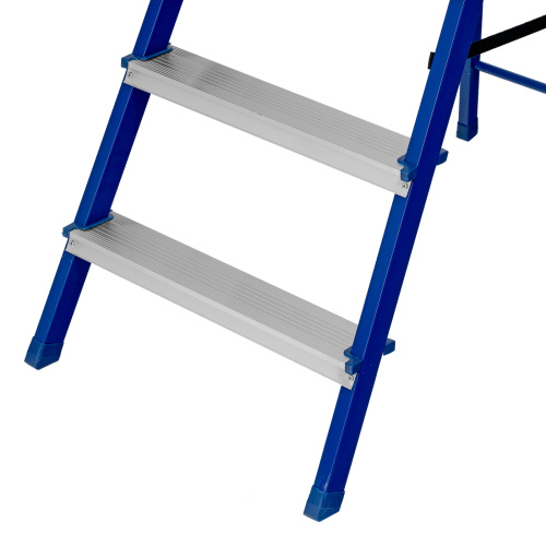 Стремянка, 6 ступеней, стальной профиль, алюминиевые ступени Сибртех по ценам производителя в Москве с доставкой по всей России