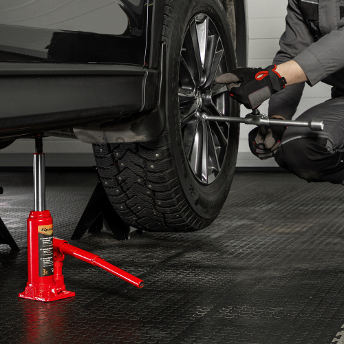 Домкрат гидравлический бутылочный, 3т, h подъема 180-340 мм Sparta по ценам производителя в Москве с доставкой по всей России