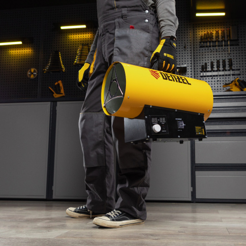 Газовая тепловая пушка GHG-15i, 15 кВт, цифровой термостат, пропан-бутан Denzel по ценам производителя в Москве с доставкой по всей России