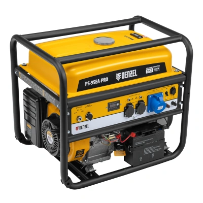 Генератор бензиновый PS-95EA-PRO, 9,5 кВт, 230 В, 40 л, разъём ATS, эл.старт Denzel купить в Москве с доставкой по всей России | ProtosMarket.ru