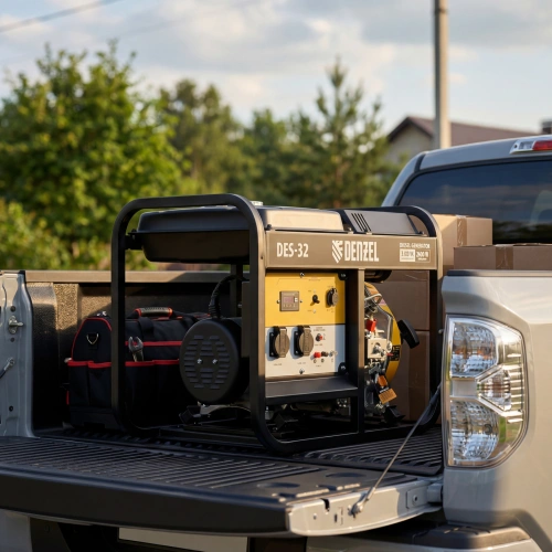 Генератор дизельный DES-32, 3,2 кВт, 230 В, 11 л, ручной стартер Denzel по ценам производителя в Москве с доставкой по всей России