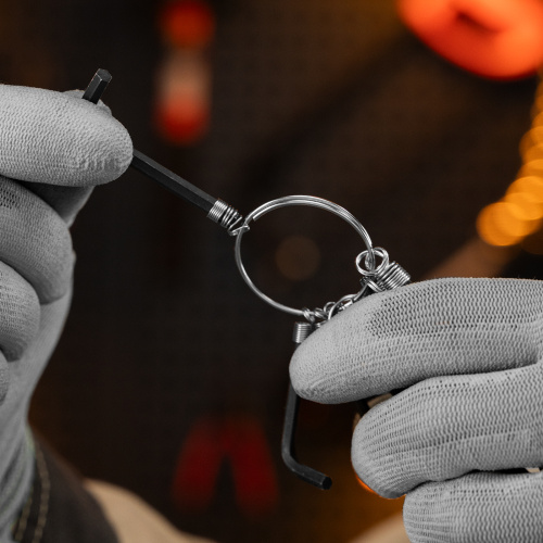 Набор ключей имбусовых HEX, 1.5-10 мм, CrV, 10 шт, оксидированные, на кольце Sparta по ценам производителя в Москве с доставкой по всей России