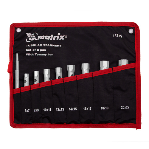 Набор ключей трубчатых торцевых 9 предметов Matrix по ценам производителя в Москве с доставкой по всей России