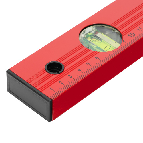 Уровень алюминиевый, 1000 мм, 3 глазка, красный, линейка Matrix по ценам производителя в Москве с доставкой по всей России