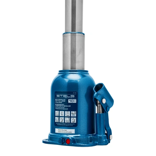 Домкрат гидравлический бутылочный телескопический, 10 т, подъем 180-430 мм Stels по ценам производителя в Москве с доставкой по всей России