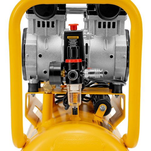 Компрессор безмасляный, малошумный DLS 2200/50, 2200 Вт, 2x1100, 50 л, 380 л/мин Denzel по ценам производителя в Москве с доставкой по всей России