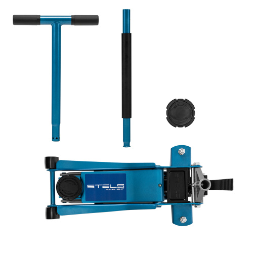 Домкрат гидравлический подкатной 3 т, быстрый подъем, Low profile quick lift, 75-505 мм, профессиональный STELS по ценам производителя в Москве с доставкой по всей России