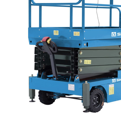 Подъемник самоходный электрический ножничный ведомый SKYER SPFP1403 по ценам производителя в Москве с доставкой по всей России