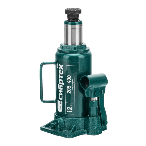 Домкрат гидравлический бутылочный, 12 т, 205-400 мм Сибртех по ценам производителя в Москве с доставкой по всей России