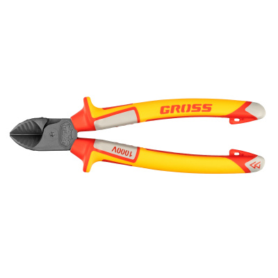 Бокорезы, диэлектрические рукоятки, до 1000 В, трехкомпонентные рукоятки, 180 мм Gross по ценам производителя в Москве с доставкой по всей России