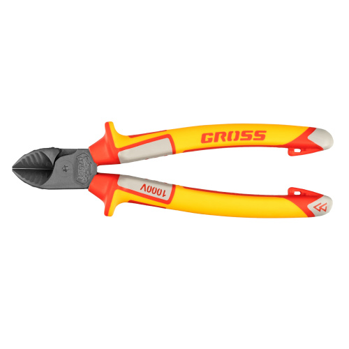 Бокорезы, диэлектрические рукоятки, до 1000 В, трехкомпонентные рукоятки, 180 мм Gross по ценам производителя в Москве с доставкой по всей России