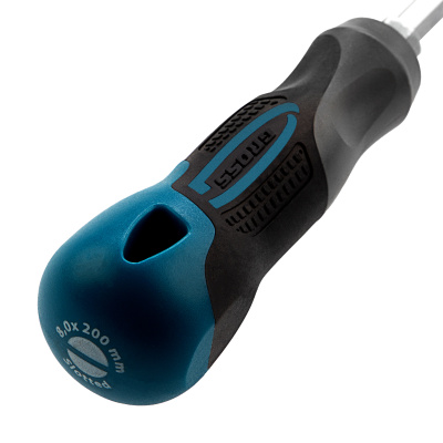 Отвертка SL8x 200 мм, S2, трехкомпонентная рукоятка Gross по ценам производителя в Москве с доставкой по всей России