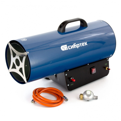 Газовая тепловая пушка СТГ-50, 50 кВт, 1400 м3/ч, пропан-бутан Сибртех по ценам производителя в Москве с доставкой по всей России