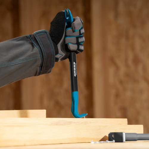 Лом-гвоздодер, обрезиненная рукоятка, 300 x 22 x 14мм Gross по ценам производителя в Москве с доставкой по всей России