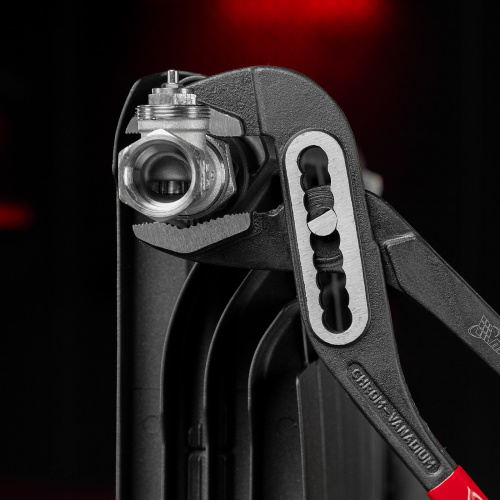 Клещи переставные 400 мм, хром-ванадий, обливные рукоятки Matrix по ценам производителя в Москве с доставкой по всей России