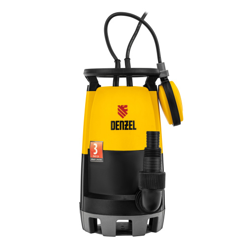 Дренажный насос для чистой и грязной воды DP450S, 450 Вт, напор 6 м, 12000 л/ч Denzel по ценам производителя в Москве с доставкой по всей России