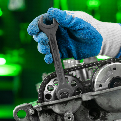 Набор ключей рожковых, 6 - 24 мм, 8 шт., CrV, фосфатированные Сибртех по ценам производителя в Москве с доставкой по всей России