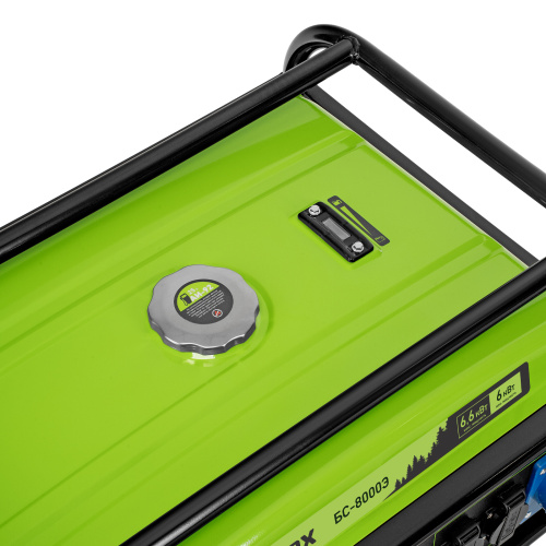 Генератор бензиновый БС-8000Э, 6,6 кВт, 230В, четырехтактный, 25 л, электростартер Сибртех по ценам производителя в Москве с доставкой по всей России