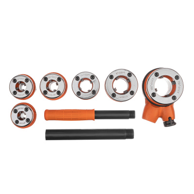 Набор клуппов 1/4-3/8-1/2-3/4-1-1.25", плашкодержатель с трещоткой, 9 предметов Sparta по ценам производителя в Москве с доставкой по всей России